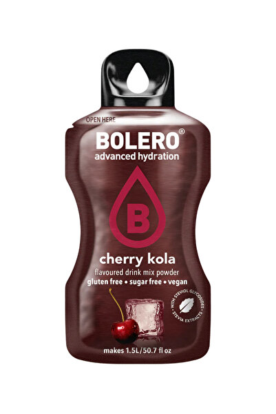 Bolero Water hydrating and sweetening flavors, cola and cherry flavor (12 pieces)