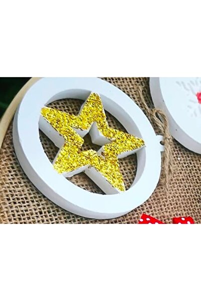 morlalem m قالب سيليكون دائري على شكل نجمة بقطر 7.7 سم لتزيين رمضان K-222