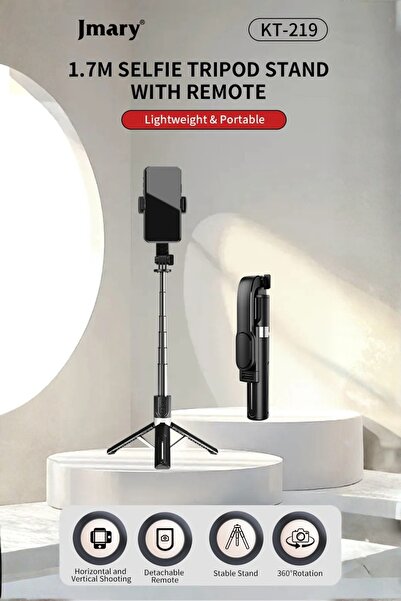 Jmary Mini Tripod and Mobile Selfie Stick KT-219