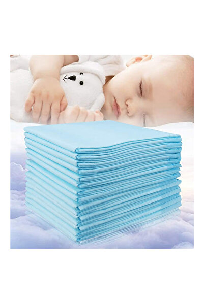 Generic وسادة تغيير حفاضات للأطفال للاستخدام مرة واحدة، حصيرة ناعمة مقاومة للماء، وسادة تغيير حفاضات محمولة، 60×90 سم - 20 قطعة