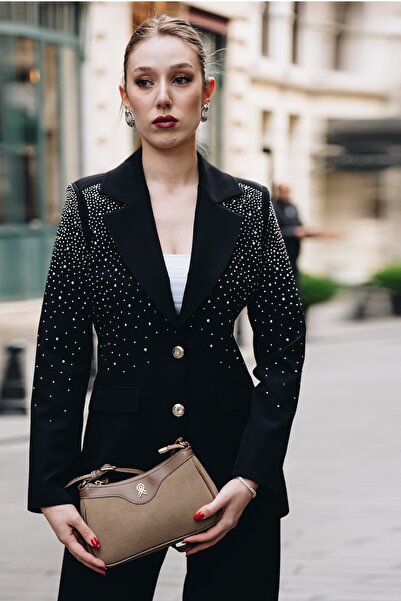 Cochines Women's Suede Baguette Mink Stylish Hand and Shoulder Bag