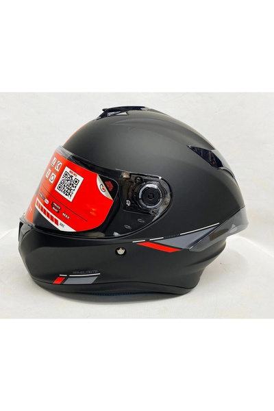 MT Targo S A1 Şeffaf Vizörlü V-14b Kapalı Kask Mat Siyah