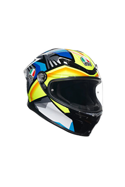 AGV KASK/K6 S MPLK JOAN BLK BLUE YLW