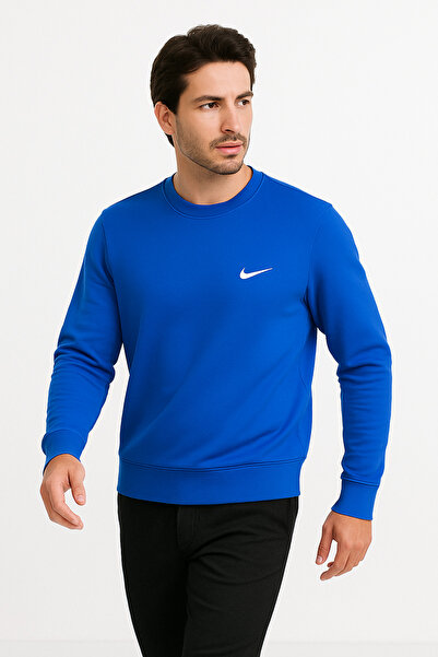 1nefes 1Nefessports Unisex Mavi Spor Sweatshirt - Rahat Kalıp - Nefes Alabile...