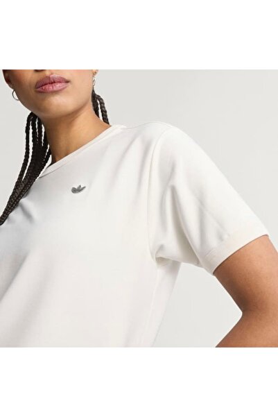 adidas Women's White T-Shirt P Ess T-Shirt Jw3654