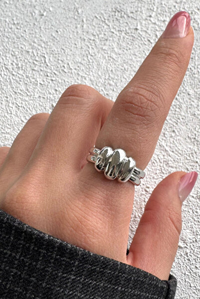 Leo'Stone خاتم نسائي بتصميم فقاعي فاخر من الموسم الجديد قابل للتعديل