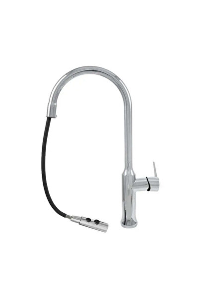 OEM Kitchen Faucet with Pull-Out Spray Sanitary Brass Silver CF/1035/C