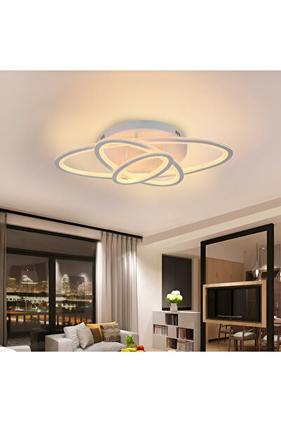 OEM Candelabru LED GENTIANA 75W, 3 elipse, Rece/Cald/Neutru, Reglabil, Alb