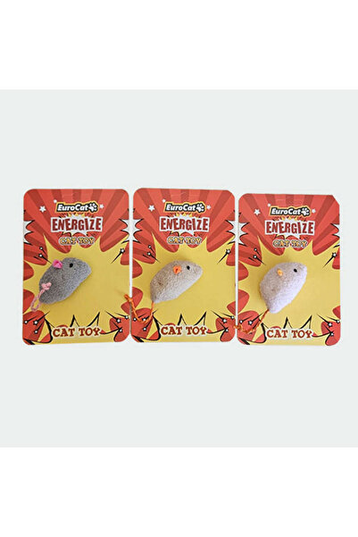 Eurocat Sptrns Cat Toy Chubby Mouse (220737) Pastel Color