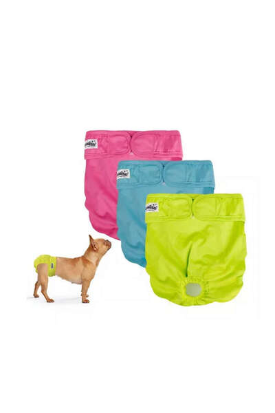 Pawise Reusable Dog Diaper (223824) XS 3 Pieces