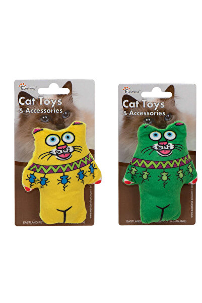 Eastland Sptrns Cat Singing with Herbs Plush (120046) Cat 11.5cm