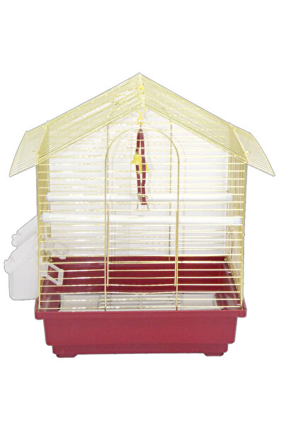 Genel Markalar SPTRNS İKI KAPILI ÇATILI MUH.KAFES PIRINÇ 30X23X39 X (223149) 1 ADET