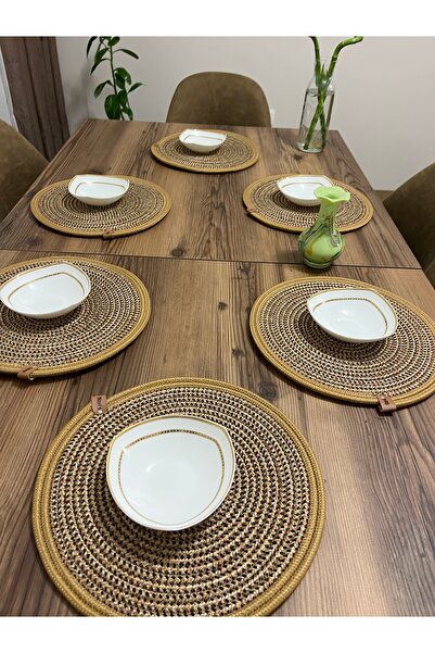 naylişhome 6 bucăți 33x33 Supla Juta, Supla pentru serviciu american, Față de...