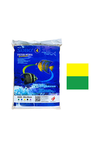 Sobo SPTRNS Filtre Süngeri 90x30x2 (222133) Sarı Yeşil