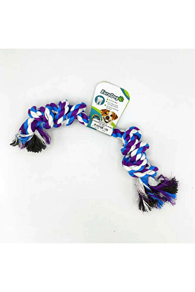 Eurodog خيط تنظيف الأسنان من SPTRNS ذو عقدتين سميك باللون الأزرق البنفسجي (232611) بي. 35 سم