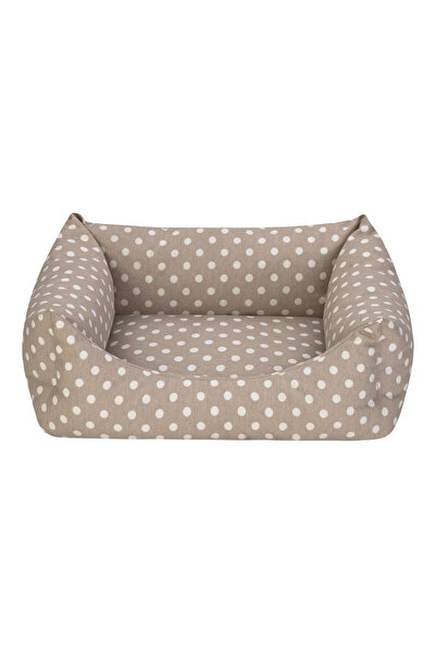 Pet Comfort SPTRNS Uniform Bej Puantiyeli Kedi ve Köpek Yatağı (220156) XS 40x50cm