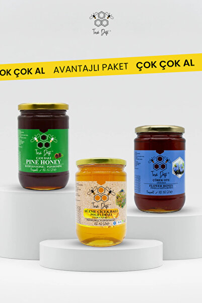 Toros Dağı Avantajlı Paket - Süzme Çiçek Balı 860 gr - Çörek Otu Balı 860 gr ...