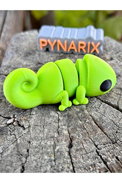 pynarix Bukalemun Oyuncak - Doğanın Büyülü Ustası! 🦎🌿✨3D Hareketli Organik ...