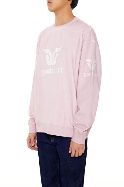 Forever 21 Bisiklet Yaka Baskılı Sweatshirt