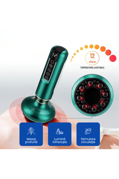 OferteTop Massager with Heat, Cupping and Infrared for Cellulite Reduction and Skin Toning