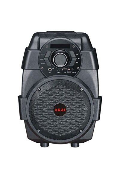 AKAI Portable Speaker, Lcd Display, Rechargeable Battery, Bluetooth Connectivity