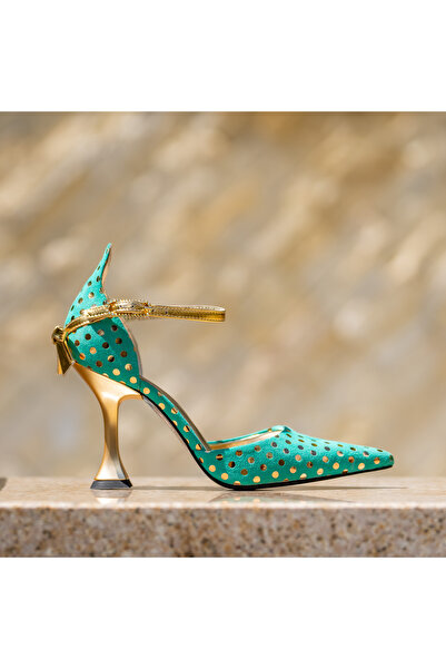 OEM Women's Shoes Hourglass Heel Martina Green - 40