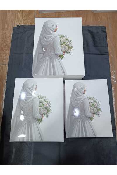 S.Y صندوق العروس المكون من 3 قطع للعروس