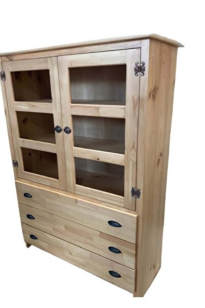 Bamena Wood Nature Ahşap Dolap