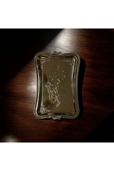 Osena Duru Single Person Tray Silver 25 X 15