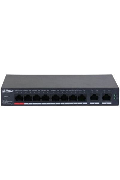 DAHUA 10-port Managed Desktop Switch, 8 PoE Ports - CS4010-8ET-110