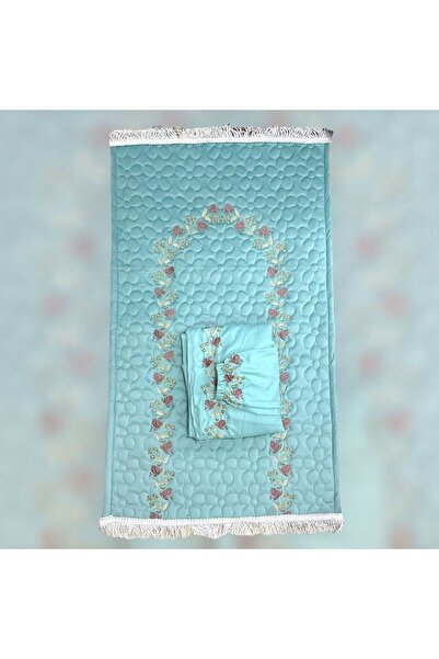 MAYAR 2-piece set: embroidered bed sheet, embroidered rug