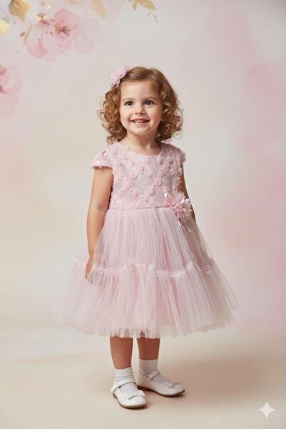 mali-kon kids Mali-Kon Girl's Wedding Dress