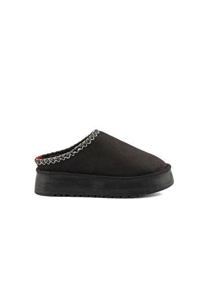 Oregon Shoes ®   I Perth Uggyy Women's Embroidery Detailed Fur-Lined Slippers