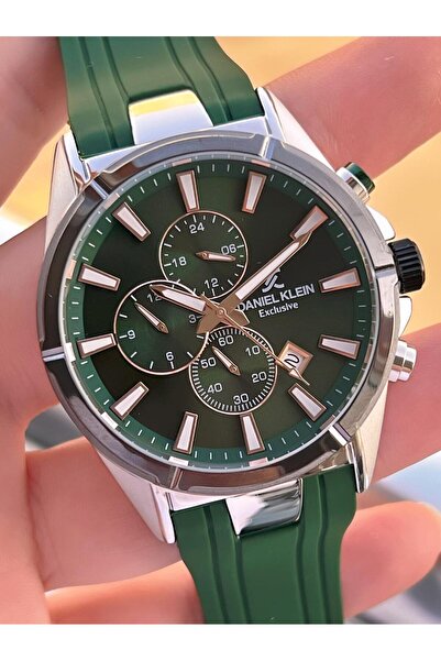 Daniel Klein Men's Wristwatch 30 Meters Water Resistant Silicone Band + Bracelet Gift Vs.Blkt.0715