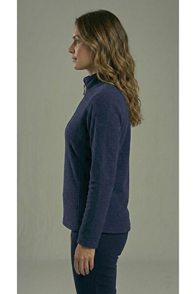 BESKAR Γυναικείο φούτερ με μισό φερμουάρ ψηλός λαιμός Winter Thermal Fleece