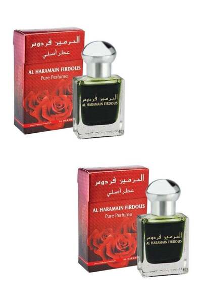 Al Haramain 2 قطعة الحرمين الفردوس 15 مل عطر نقي
