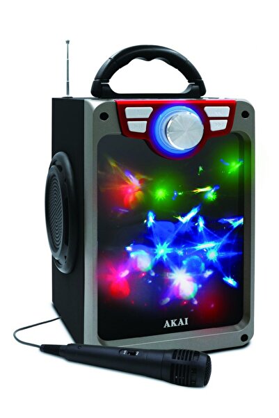 AKAI Portable Bluetooth Speaker with USB Interface, 6 W RMS Power