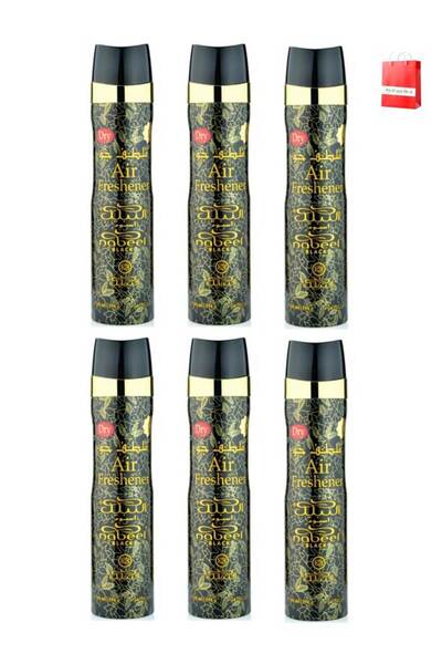 Nabeel معطر جو أسود 300 مل - عبوة من 4 قطع