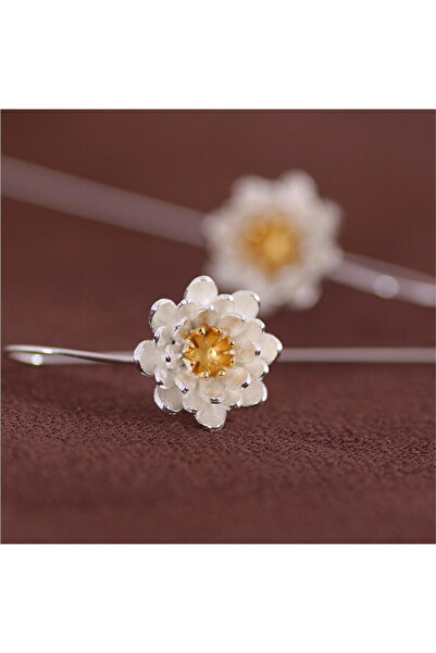 Choice WA4226-1 أقراط طويلة جديدة ومبتكرة على شكل زهور للنساء، بتصميم عرقي أنيق، على شكل زهرة اللوتس