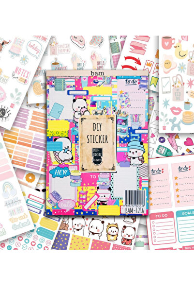 Bam Girl Power My DIY Sticker Book 24 * 17 cm 16 pagini Design special Carte ...