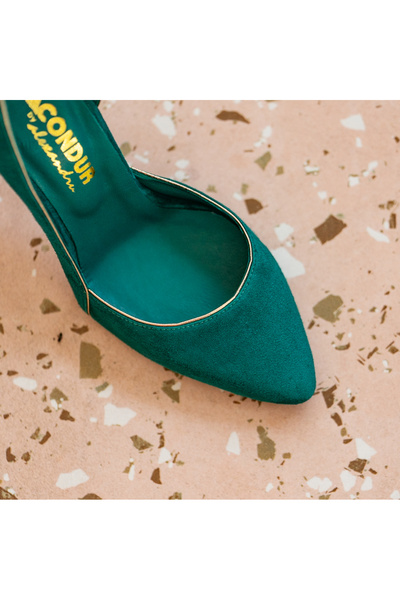 OEM Stiletto shoes Aime Royal Green - 38
