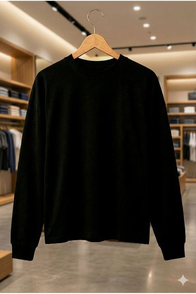 FEEL STYLE Μακρυμάνικο μπλουζάκι Flower με τύπωμα Ύφασμα που δεν είναι υγρό και δεν κρύει