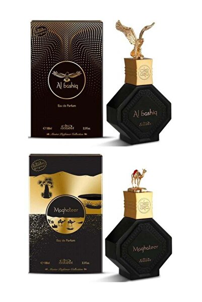 Nabeel Pack of 2 Maghateer and Al Bashiq Eau De Parfum 100 ML For Men and Women