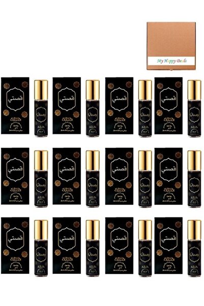 Nabeel 12 Pieces Qisaty 6 ML Roll On Oil Perfume Set