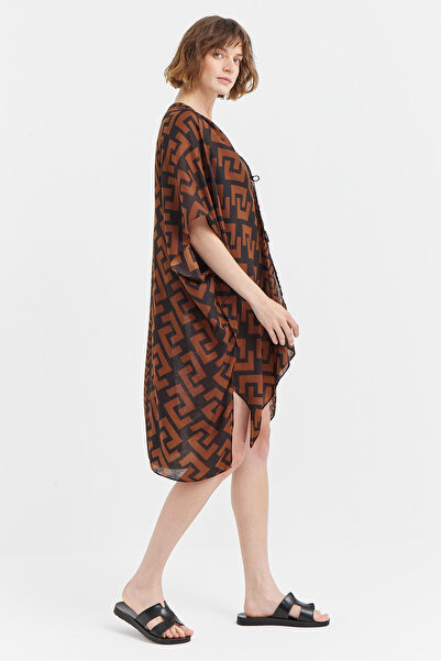 PAULMARK Γυναικείο παρέο με σχέδιο με δέσιμο μπροστά