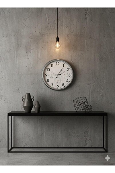 AAA Pazar, Pazartesi Günleri Gösteren Türkçe Kadranlı Duvar Saati | Çok Fonks...