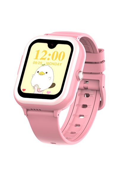 VeReTech Smartwatch copii 4G, GPS/LBS/WiFi, AMOLED 1.78", apel video, SOS, IP67, roz