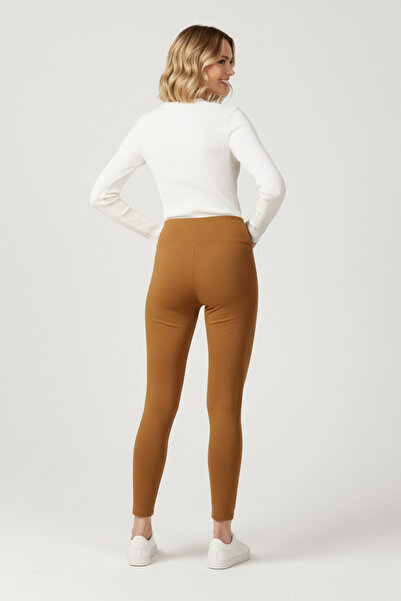 buğrahayalin Women's Velvet Orange Leggings