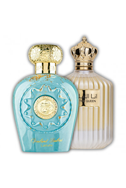 Lattafa perfumes 2 Women’s Perfume Set: Opulent Dubai 100 ml + I Am The Queen 100 ml