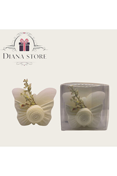 GIFT توزيعات شموع على شكل فراشه منسقة12 قطعة